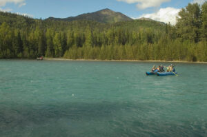 Fishing near Cooper Landing, Alaska