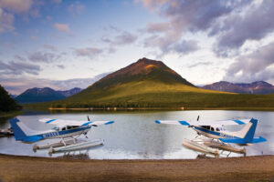 Floatplanes in Lake Clark National Park