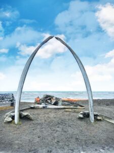 Utqiagvik Whale Bone Arch in Alaska