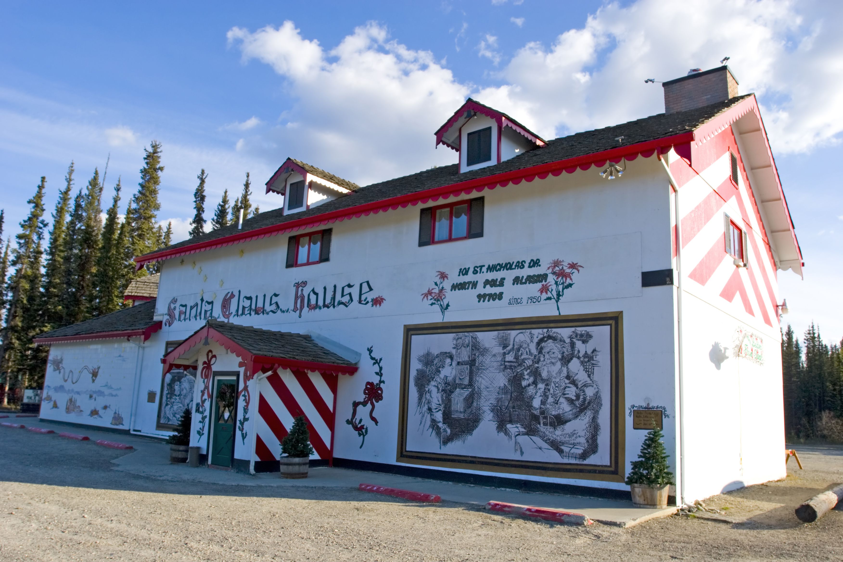 real santa claus house